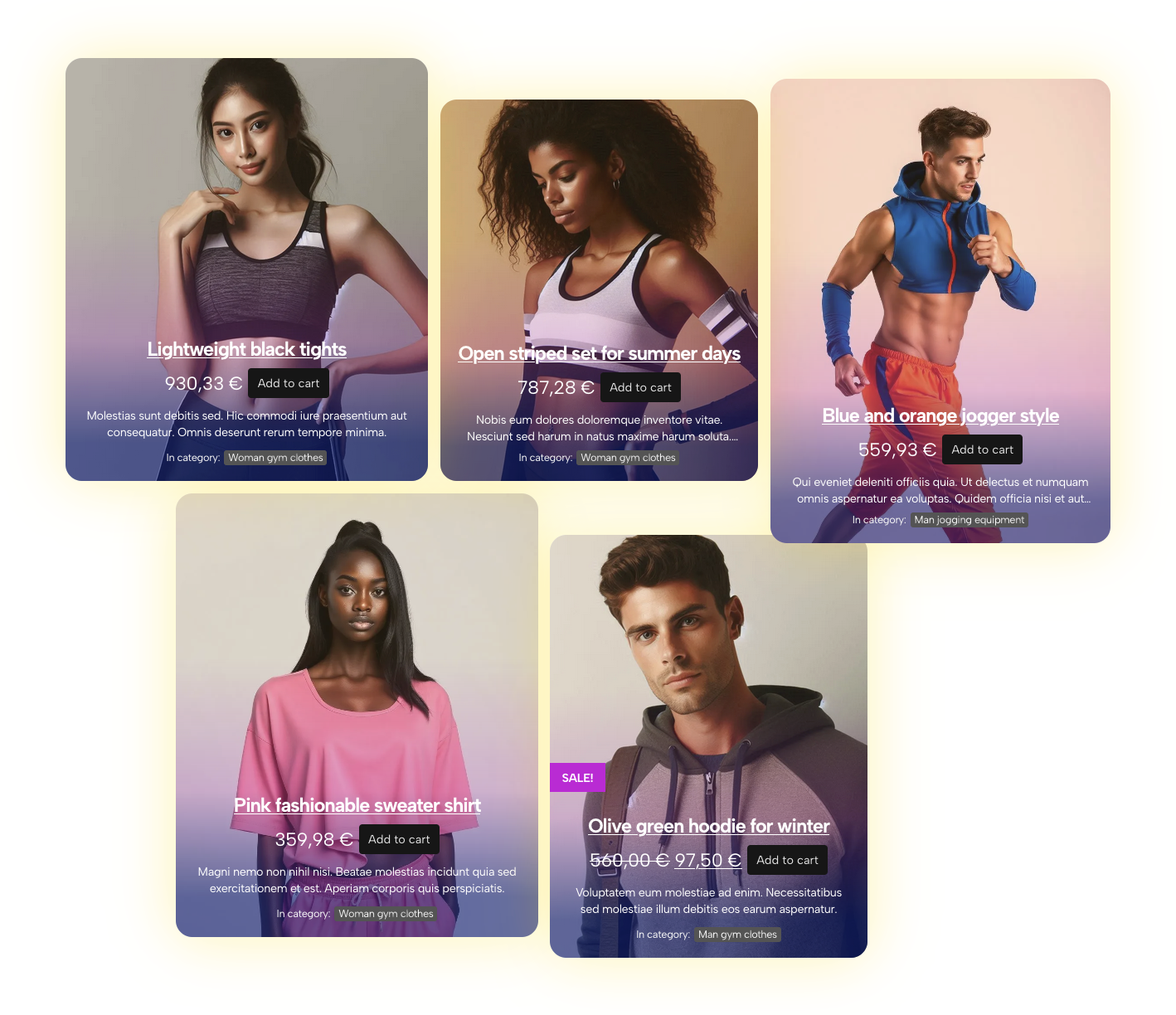 Layouts Carousel block